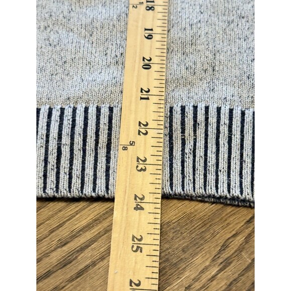 Projek Raw Mens Gray Knit 1/4 Zip Pullover Mock Neck Sweater Size Large - Picture 9 of 11